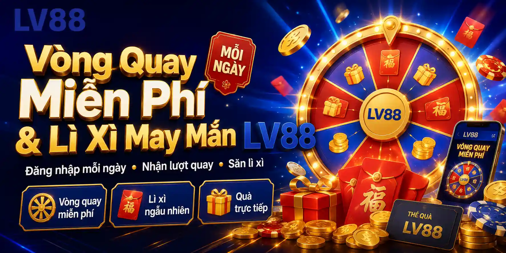 LV88 | Trang Chủ LV88.Com Chính Thức | Cá Cược Uy Tín #1 2026 20 Vòng Quay Miễn Phí Và Lì Xì May Mắn LV88